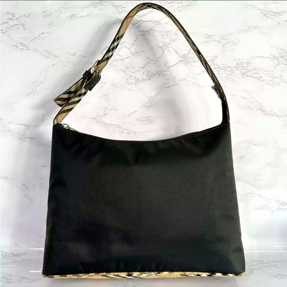 Burberry Blue Label Handbag Nova Check Black - Picture 3 of 12
